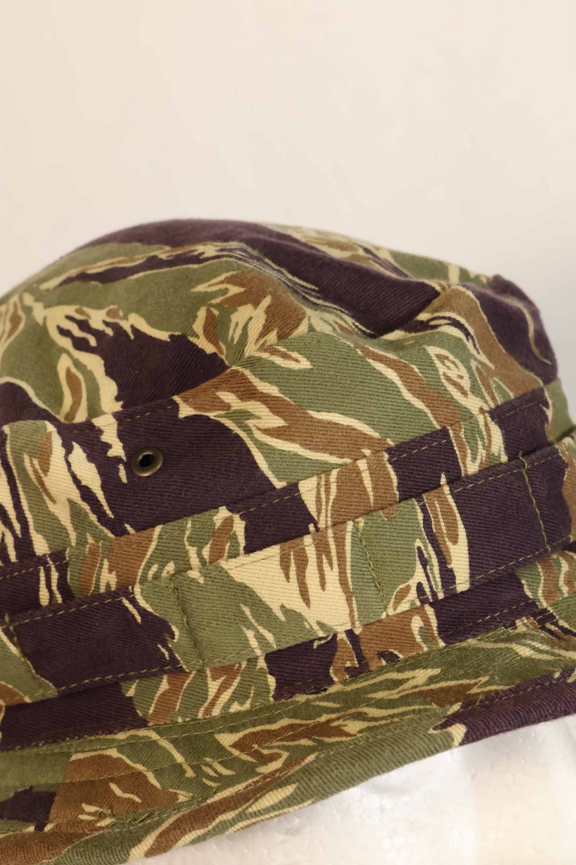 Limited quantity aged MILITARIA 1911 Okinawa Tiger CISO Cut Booney Hat Short Brim Modified A