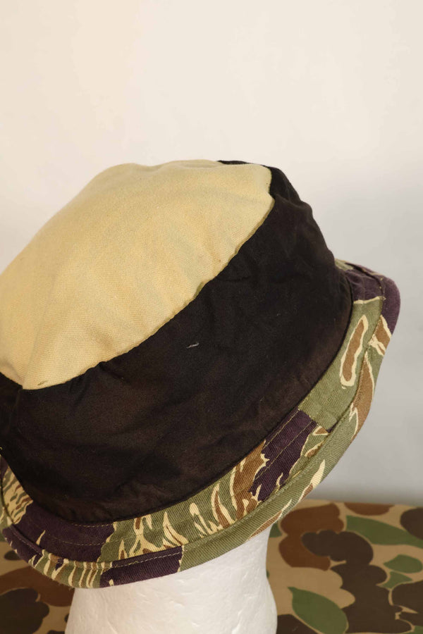 Limited quantity aged MILITARIA 1911 Okinawa Tiger CISO Cut Booney Hat Short Brim Modified A