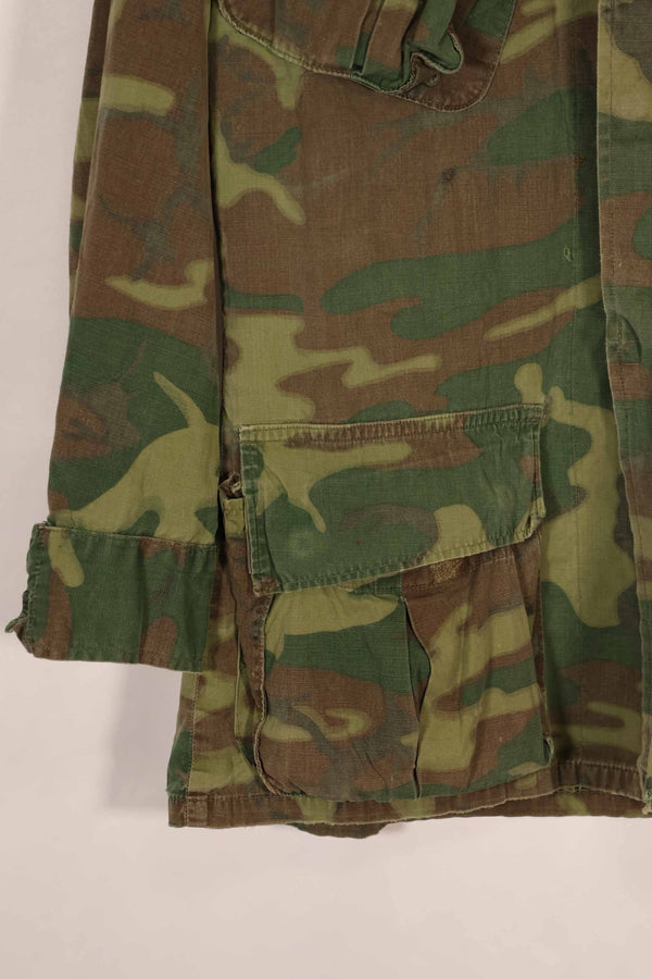 実物　ノンリップストップ生地　ERDL　ジャングルファティーグ　ジャケット　中古品　タグなし