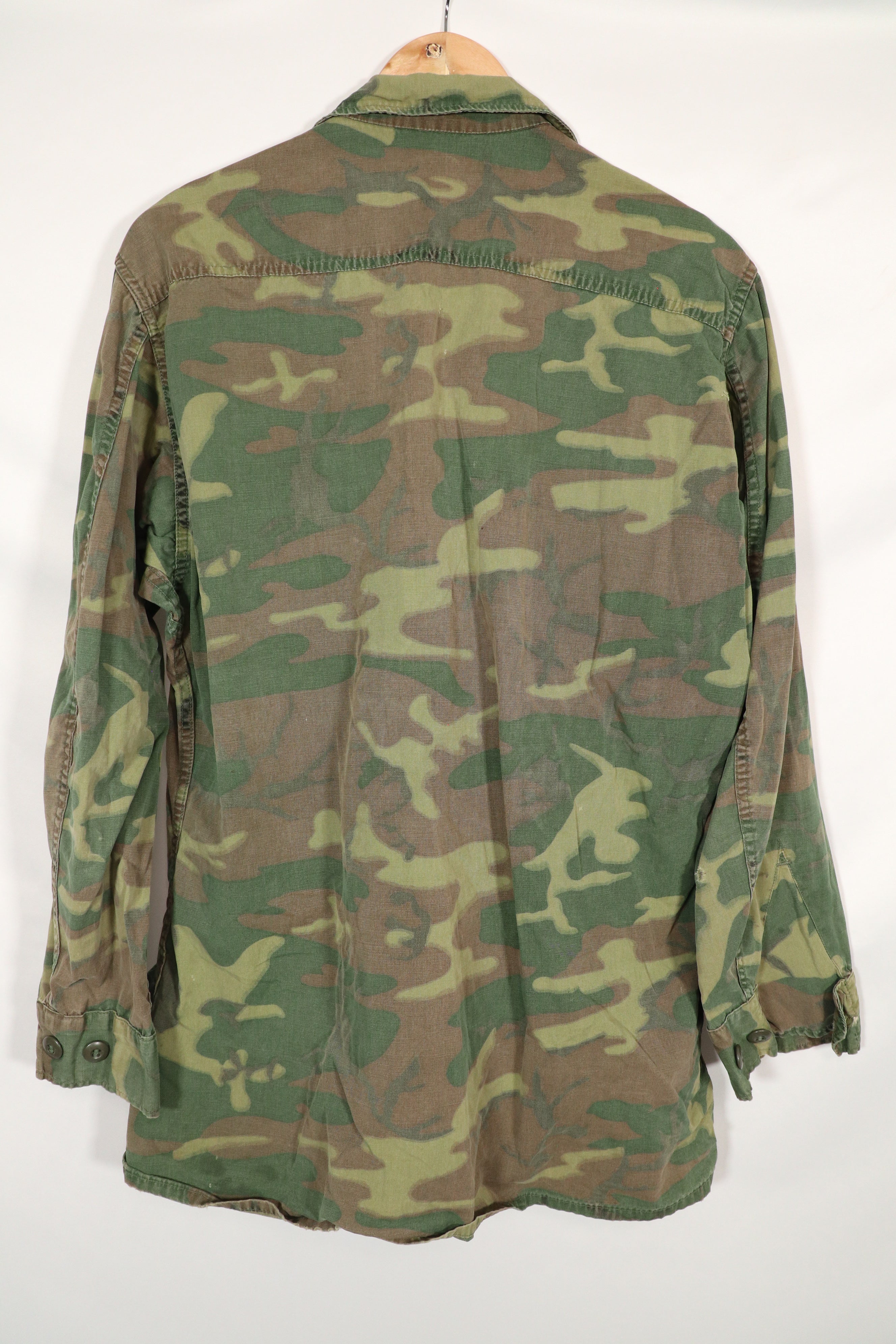 実物　ERDL ノンリップストップ　ジャングルファティーグ　ジャケット　中古品　傷などあり　A