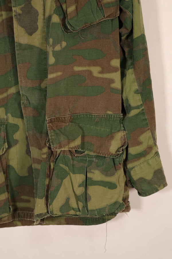 実物　ノンリップストップ生地　ERDL　ジャングルファティーグ　ジャケット　中古品　タグなし