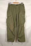 Circa 1969 S-S Size 4th Model Jungle Fatigue Pants Used Film Company Release D