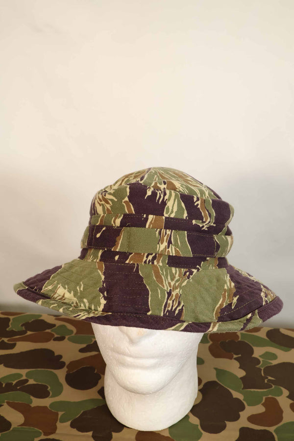 Limited quantity aged MILITARIA 1911 Okinawa Tiger CISO cut boonie hat