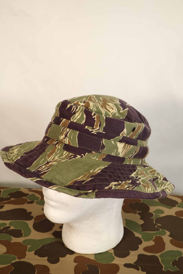 Limited quantity aged MILITARIA 1911 Okinawa Tiger CISO cut boonie hat