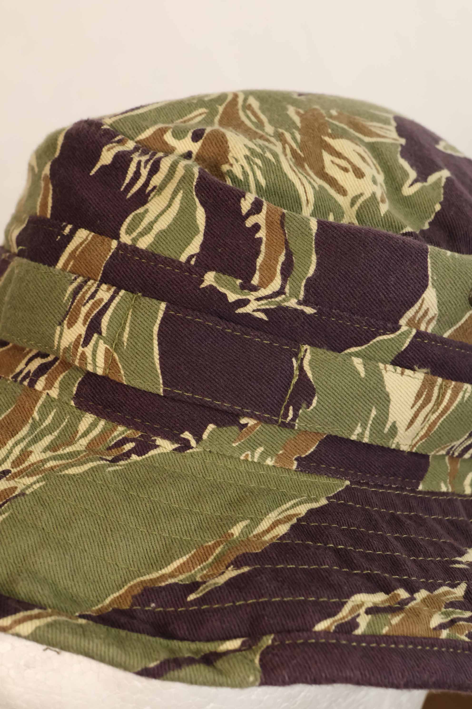 Limited quantity aged MILITARIA 1911 Okinawa Tiger CISO cut boonie hat