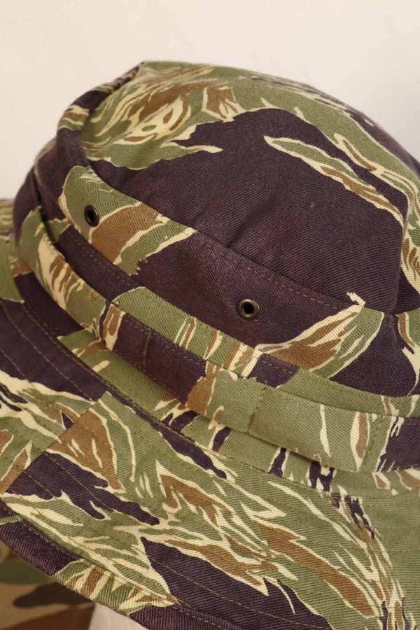 Limited quantity aged MILITARIA 1911 Okinawa Tiger CISO cut boonie hat