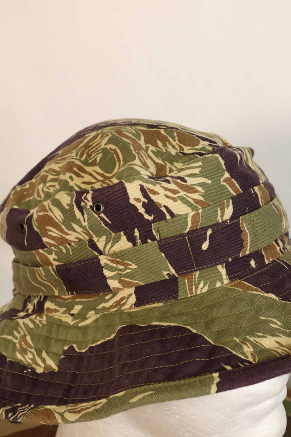 Limited quantity aged MILITARIA 1911 Okinawa Tiger CISO cut boonie hat