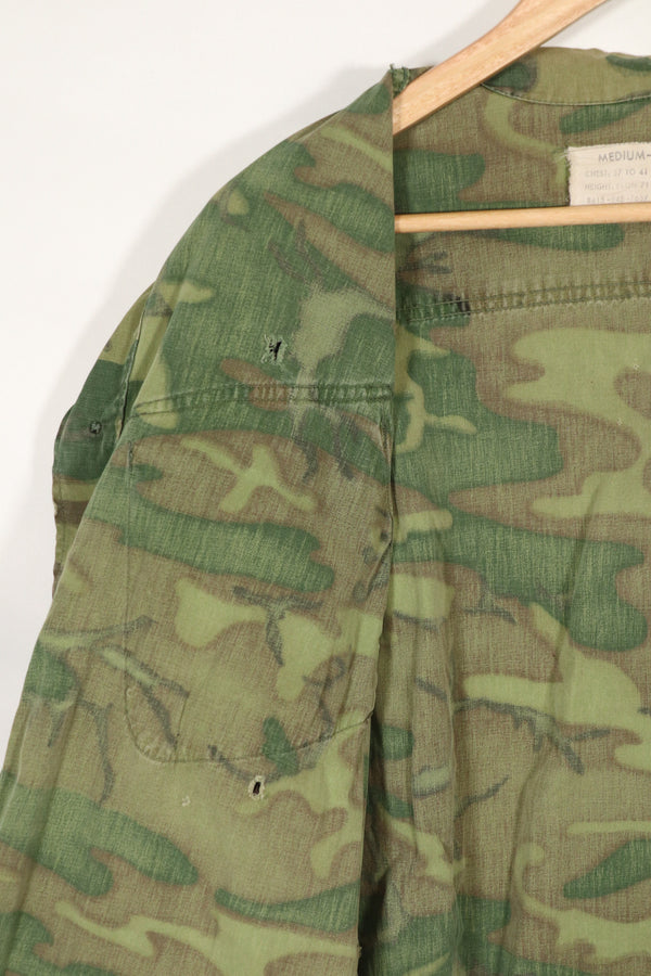 実物　ERDL ノンリップストップ　ジャングルファティーグ　ジャケット　中古品　傷などあり　A