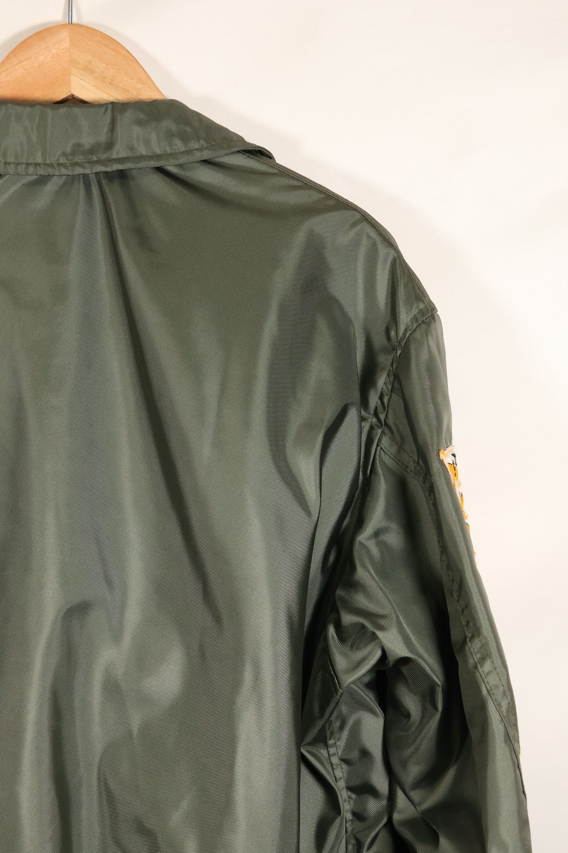 1981年契約　LARGE　アメリカ海軍　CWU-36P フライトジャケット　パッチ付　ほぼ未使用品