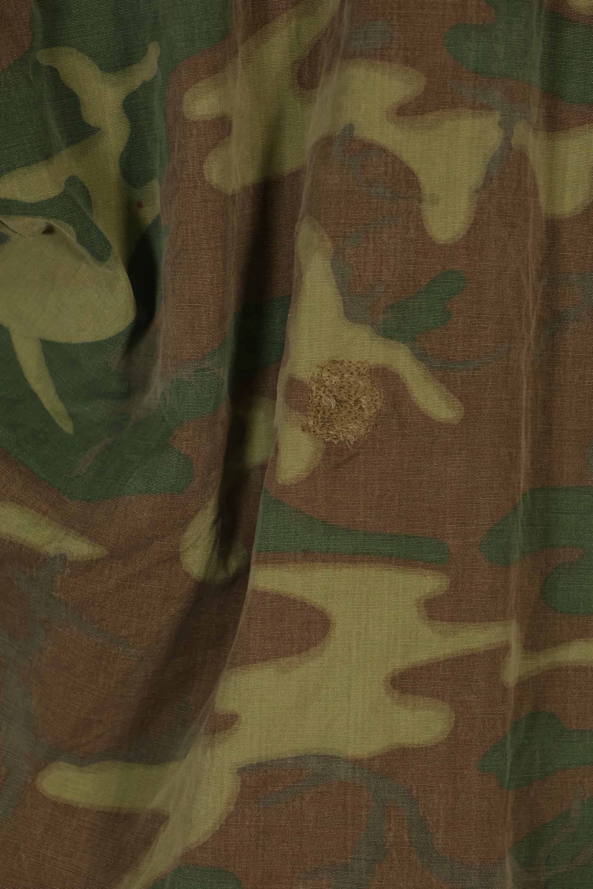 実物　ノンリップストップ生地　ERDL　ジャングルファティーグ　ジャケット　中古品　タグなし