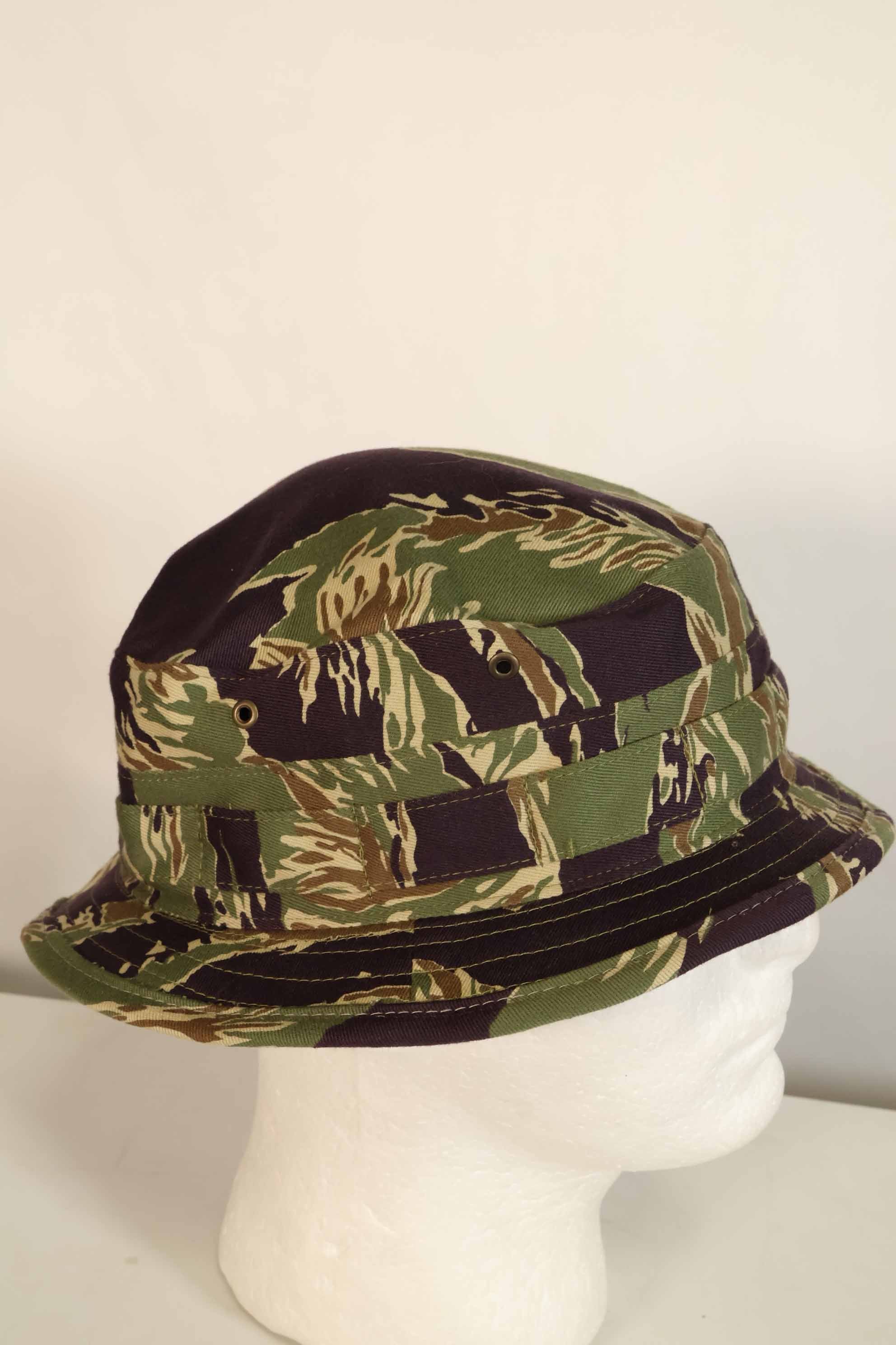 数量限定生産　MILITARIA 1911 沖縄タイガー  CISOカットブーニーハット　ショートブリム改造 B