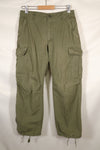 Circa 1969 S-S Size 4th Model Jungle Fatigue Pants Used Film Company Release E
