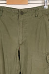 Circa 1969 S-S Size 4th Model Jungle Fatigue Pants Used Film Company Release E