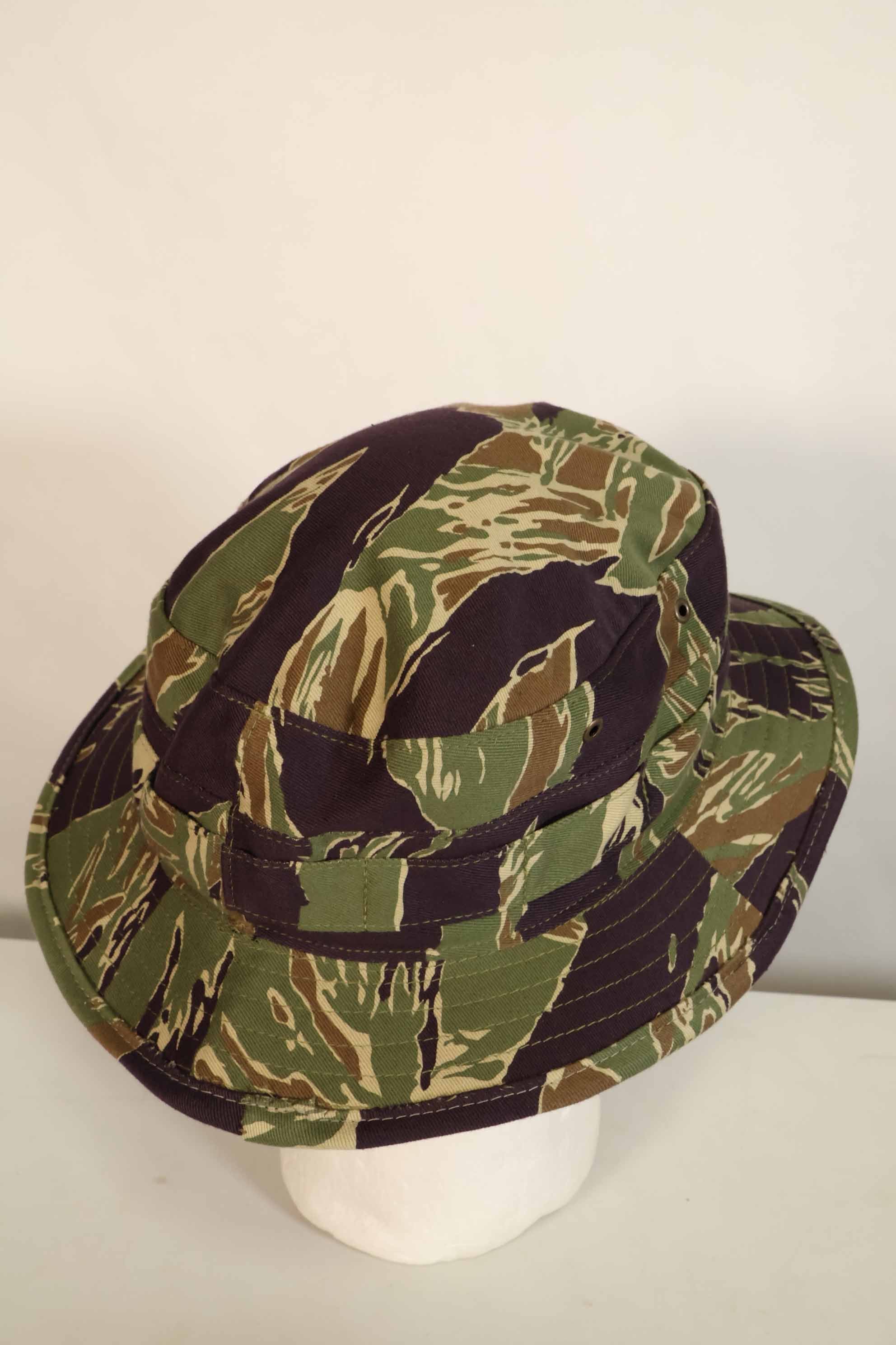 数量限定生産　MILITARIA 1911 沖縄タイガー  CISOカットブーニーハット　ショートブリム改造 C