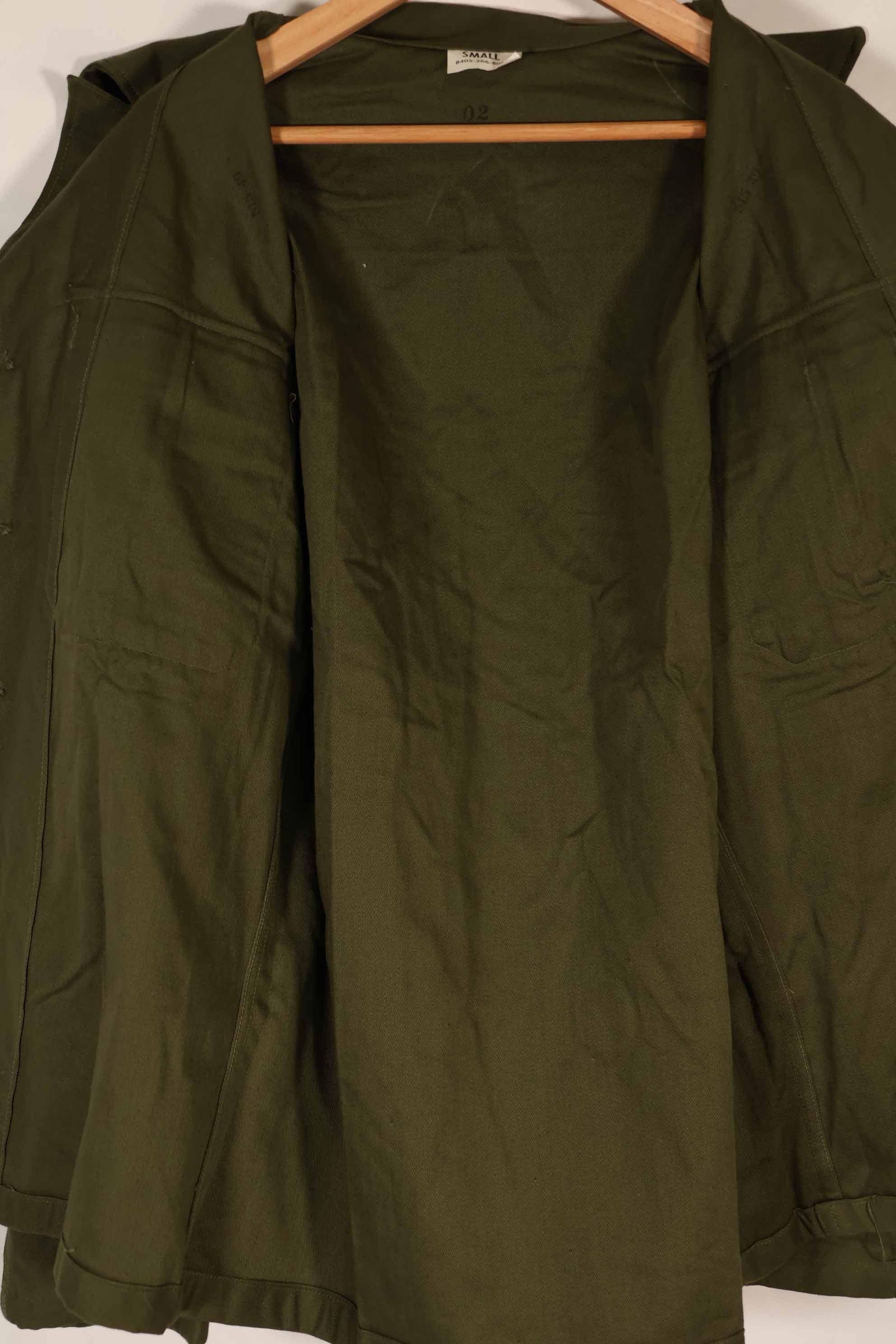 実物　1960年製　アメリカ軍　OG-107 ユーティリティシャツ　SMALL デッドストック