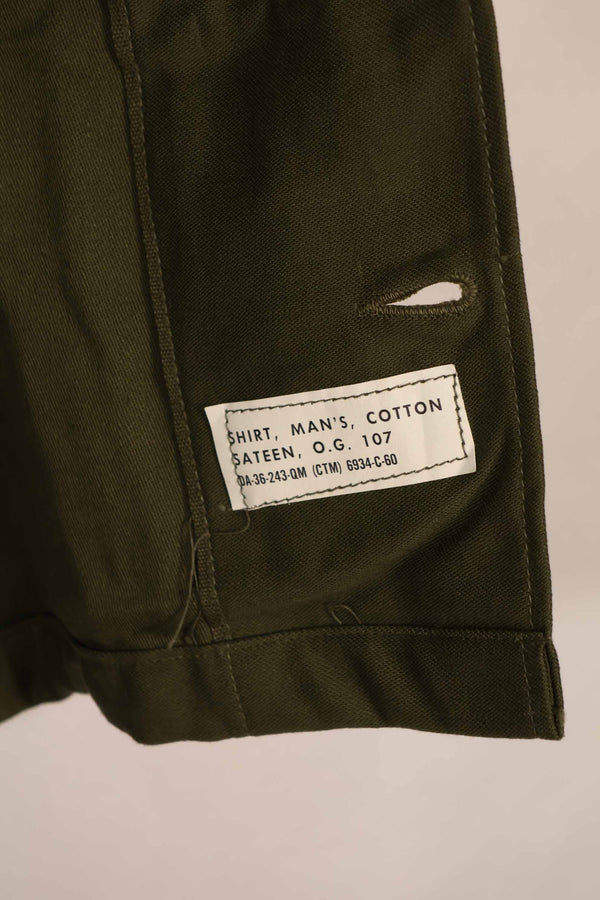 実物　1960年製　アメリカ軍　OG-107 ユーティリティシャツ　SMALL デッドストック