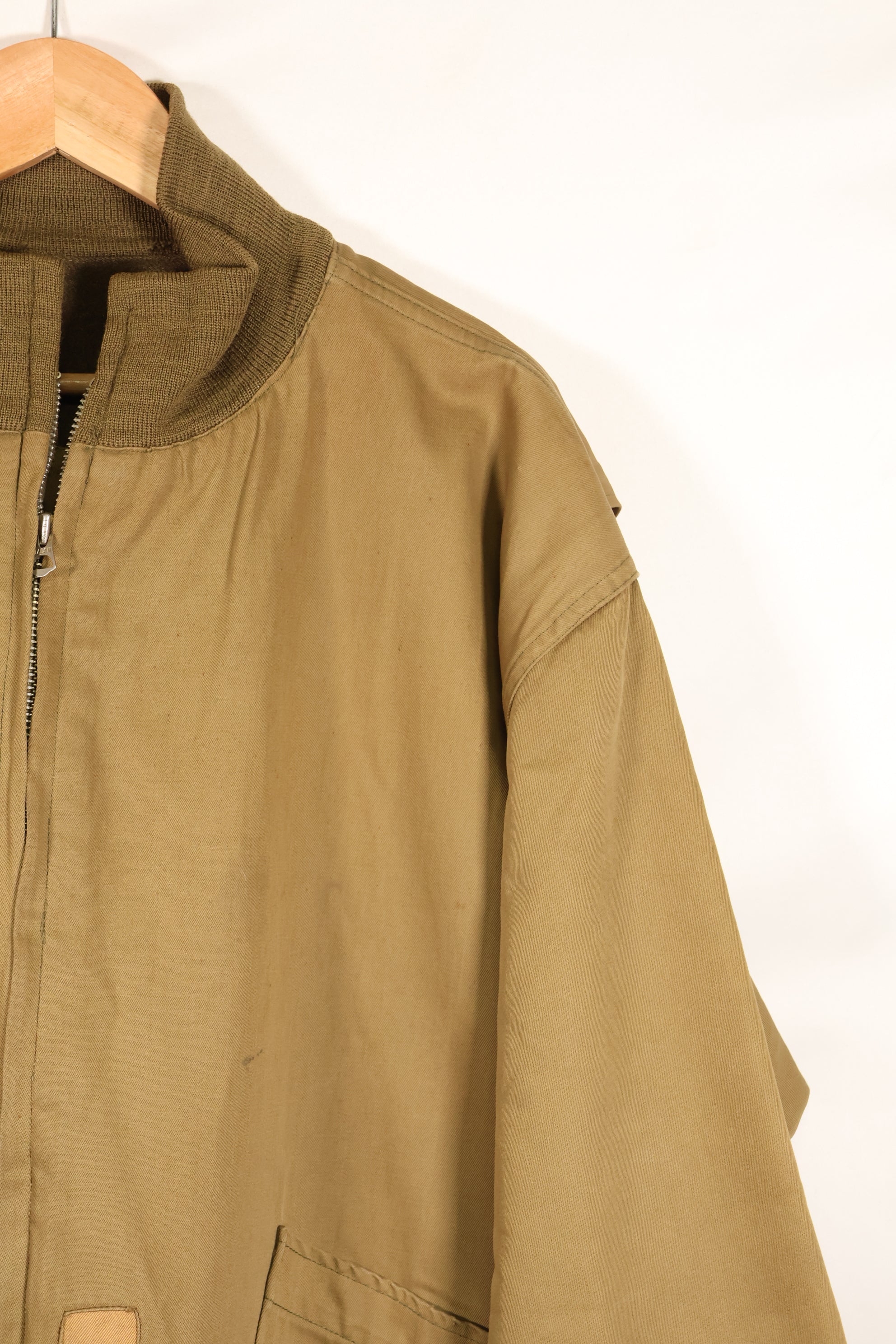 1940s, WWII, U.S. Army, 1st Model Tanker's Jacket, with damage and stains, used