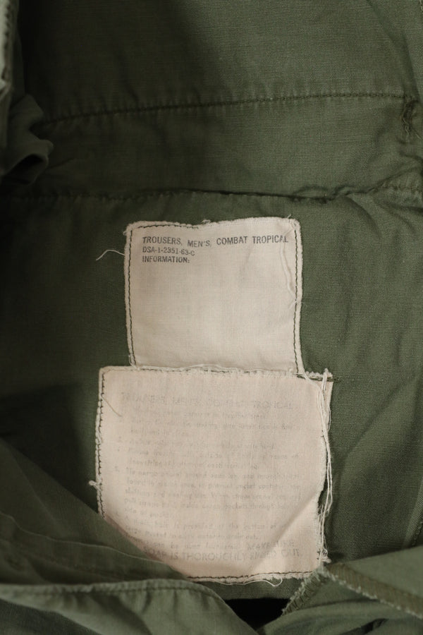 正品 1963 年第一代丛林迷彩裤（无腿带） - 二手