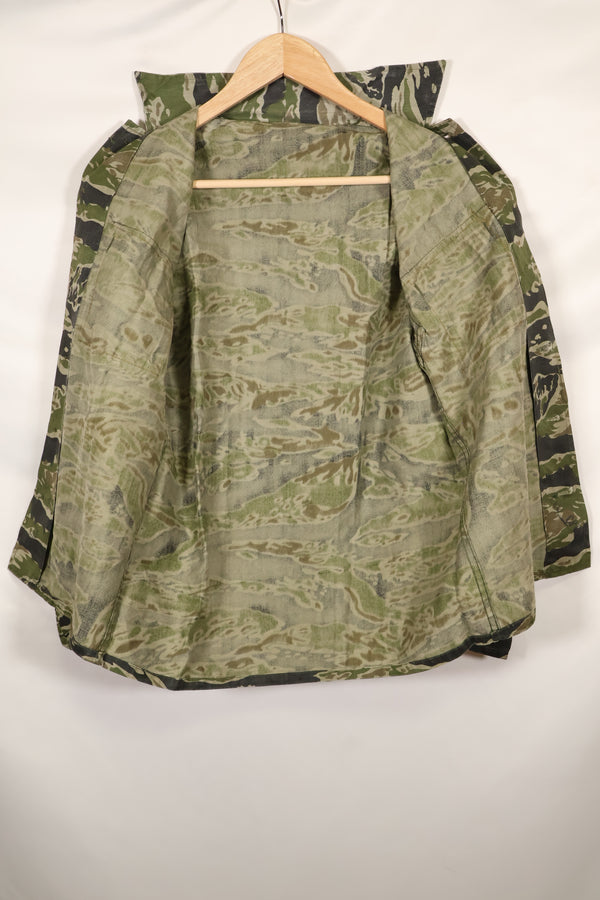 1960年代　タイガーストライプ　シャツ　CIDGパターン　状態良い　中古品　B