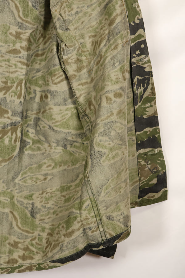 1960年代　タイガーストライプ　シャツ　CIDGパターン　状態良い　中古品　B