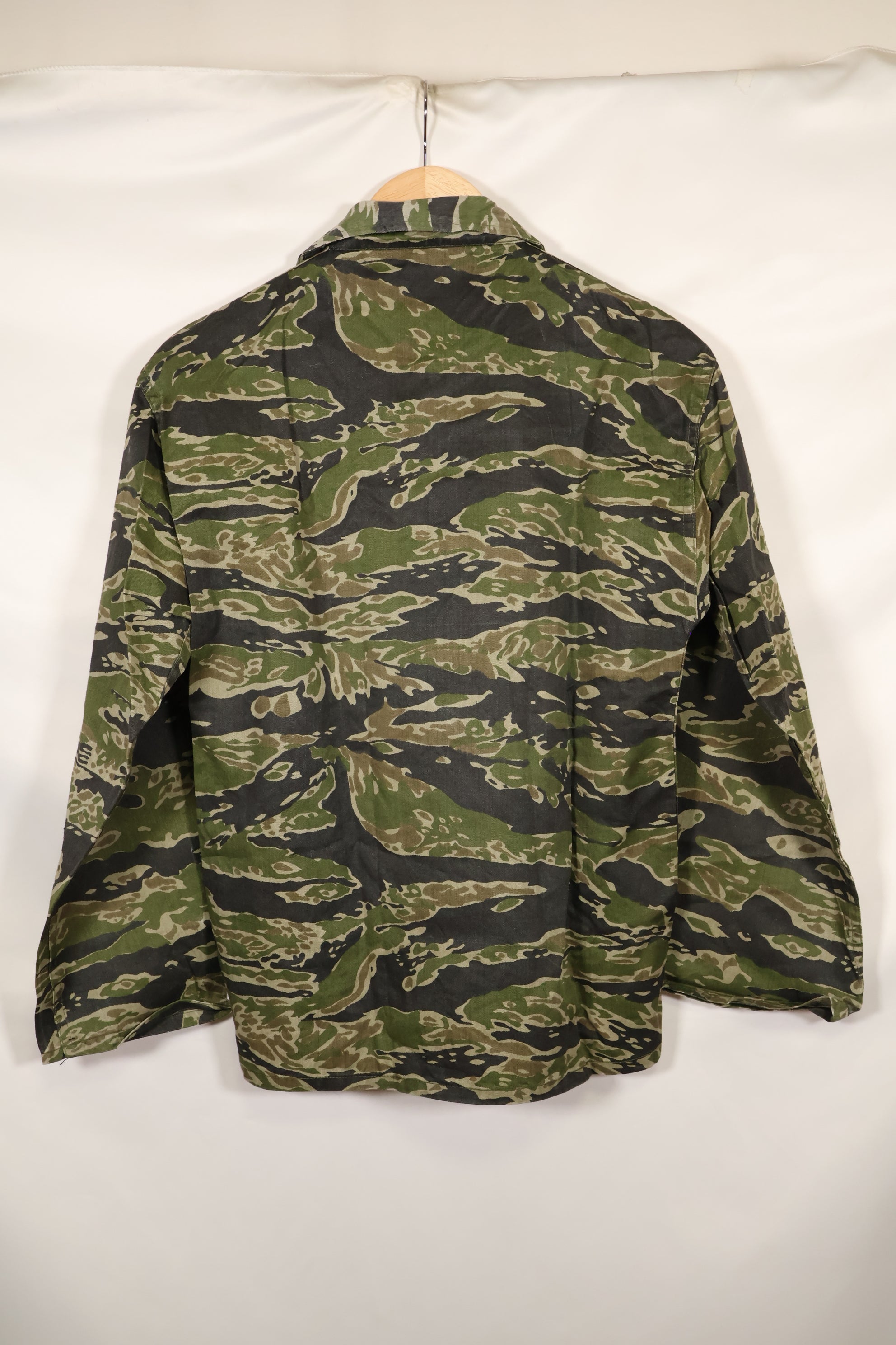 1960年代　タイガーストライプ　シャツ　CIDGパターン　状態良い　中古品　B