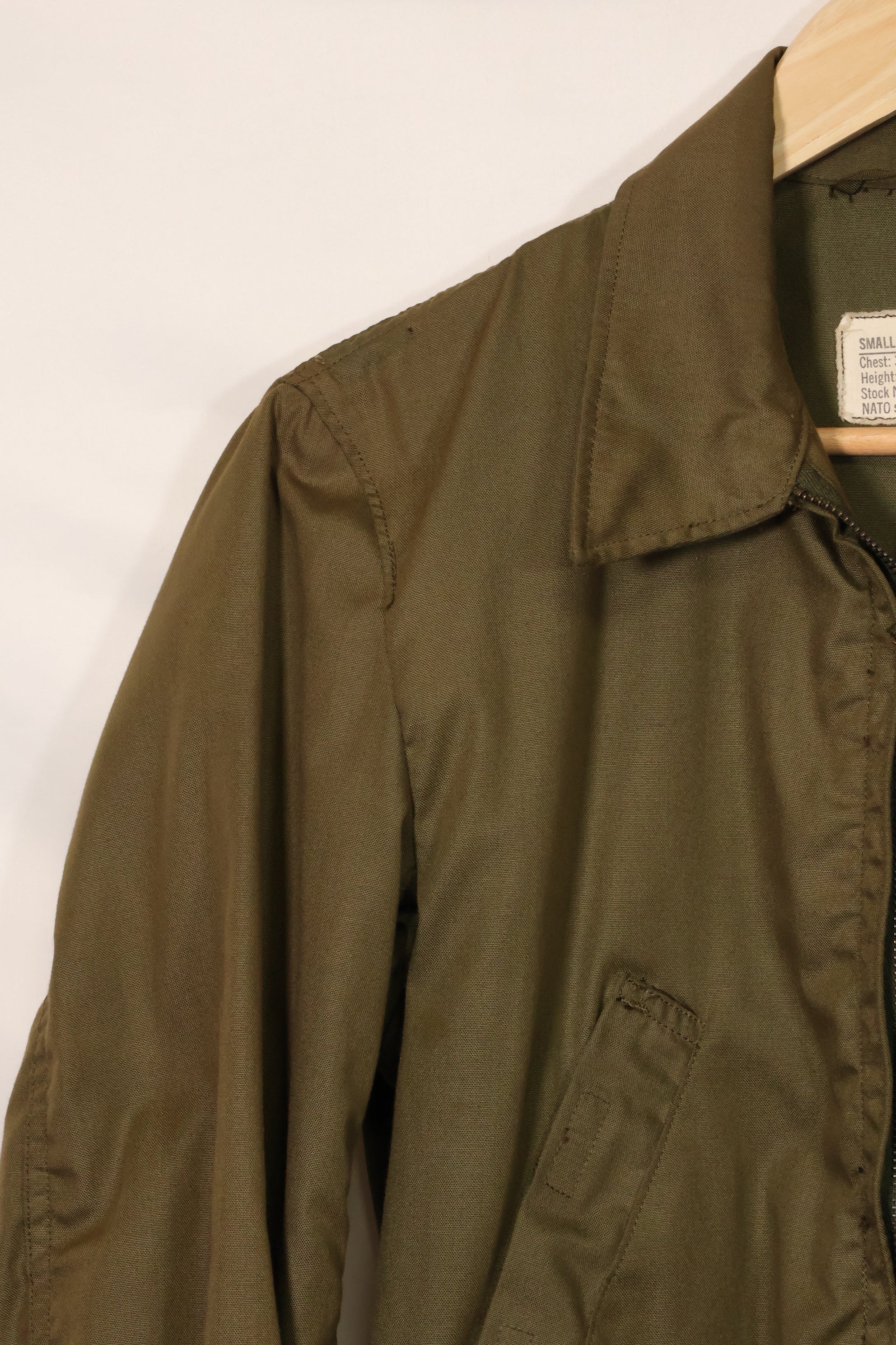 1970s-80s U.S. Army Tanker Jacket NOMEX material, used