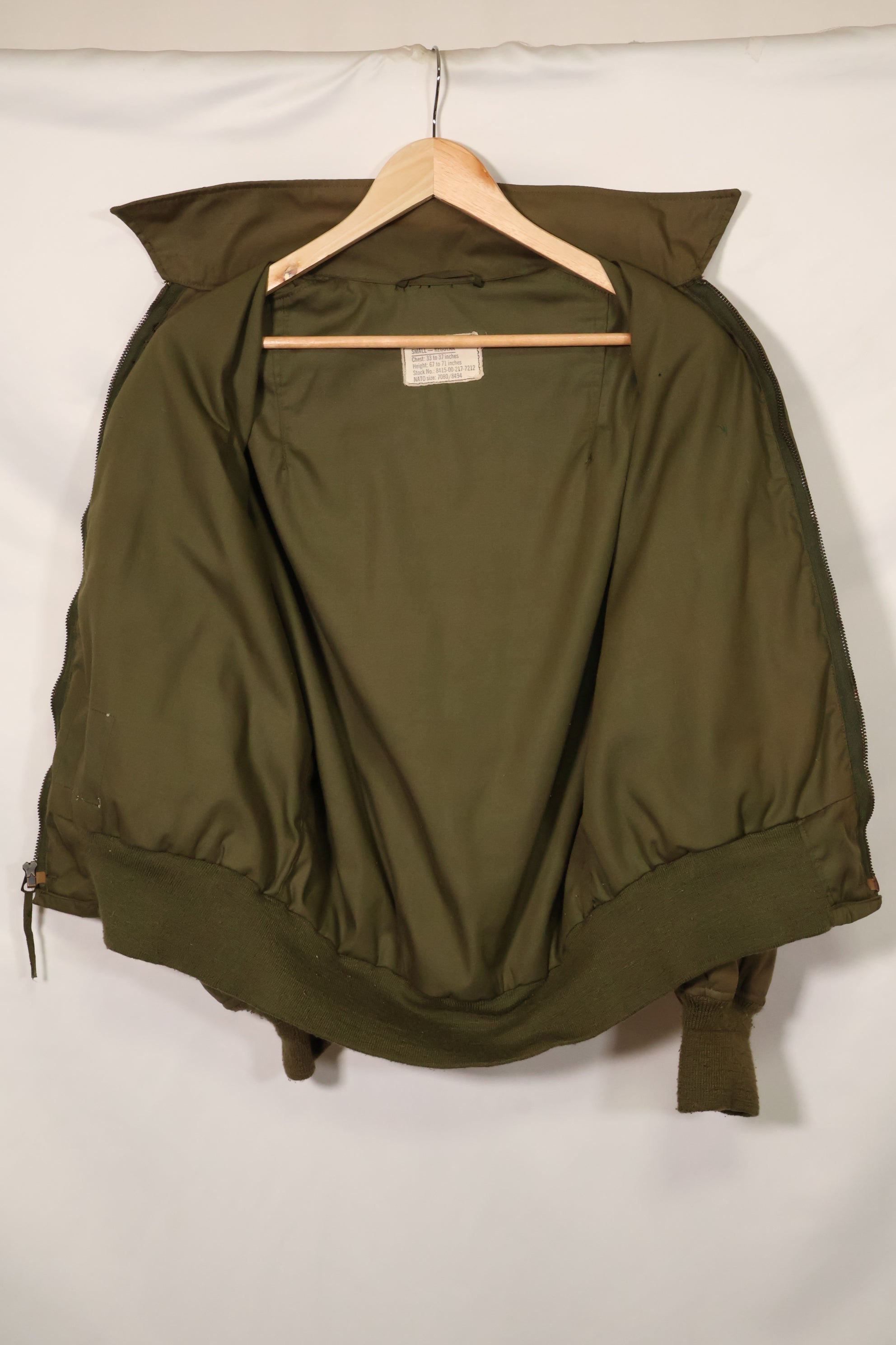 1970s-80s U.S. Army Tanker Jacket NOMEX material, used