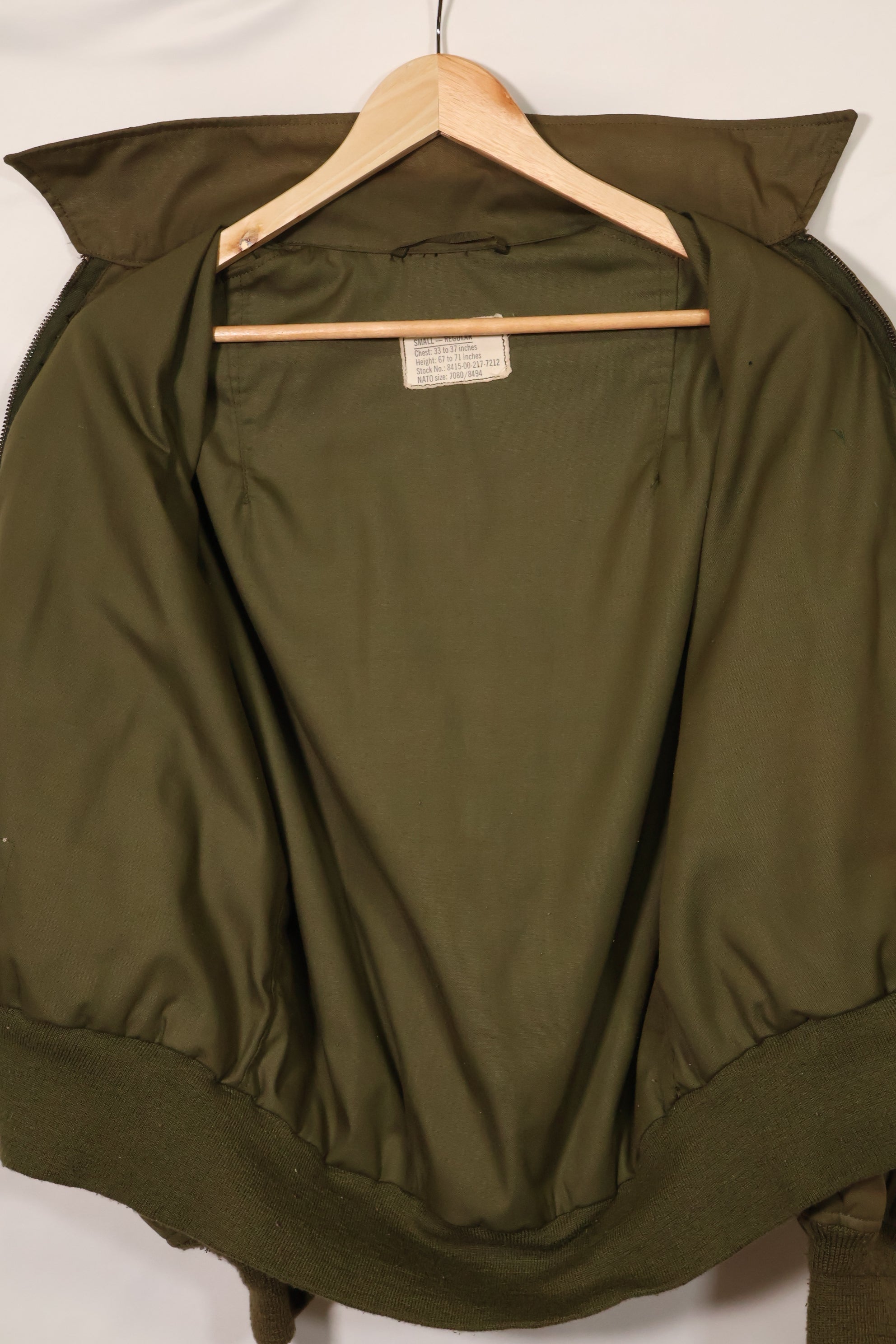 1970s-80s U.S. Army Tanker Jacket NOMEX material, used