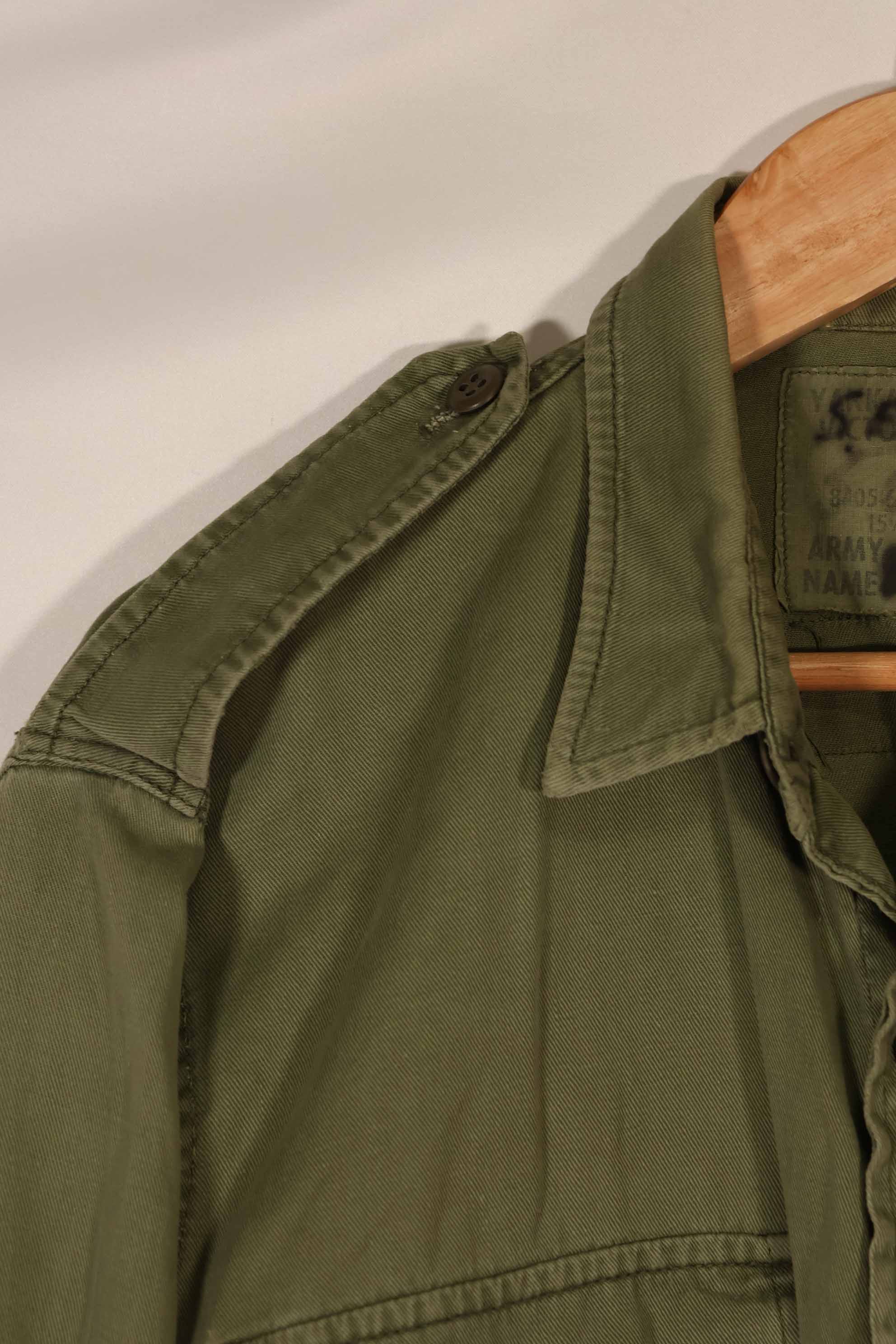 実物　1970年製　オーストラリア軍　ODシャツ　15 1/2 x33　中古品