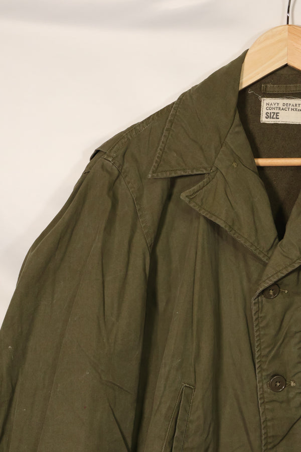 1940's U.S. Navy USN Corp Man Field Jacket, used.