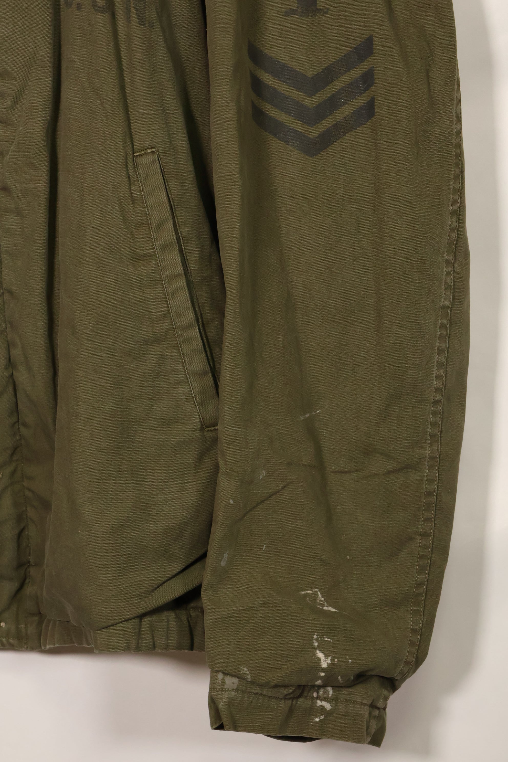 1940's U.S. Navy USN Corp Man Field Jacket, used.