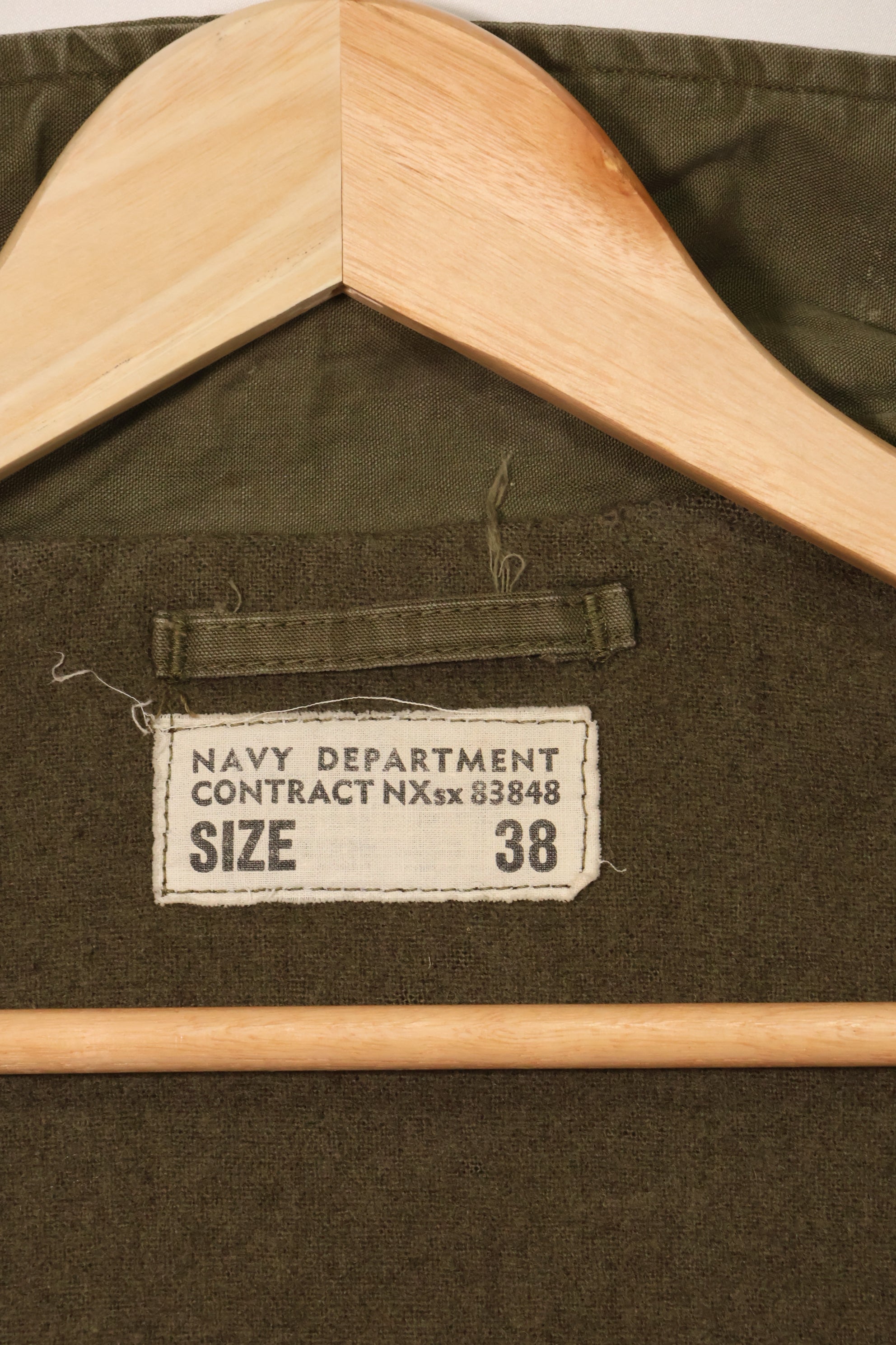 1940's U.S. Navy USN Corp Man Field Jacket, used.