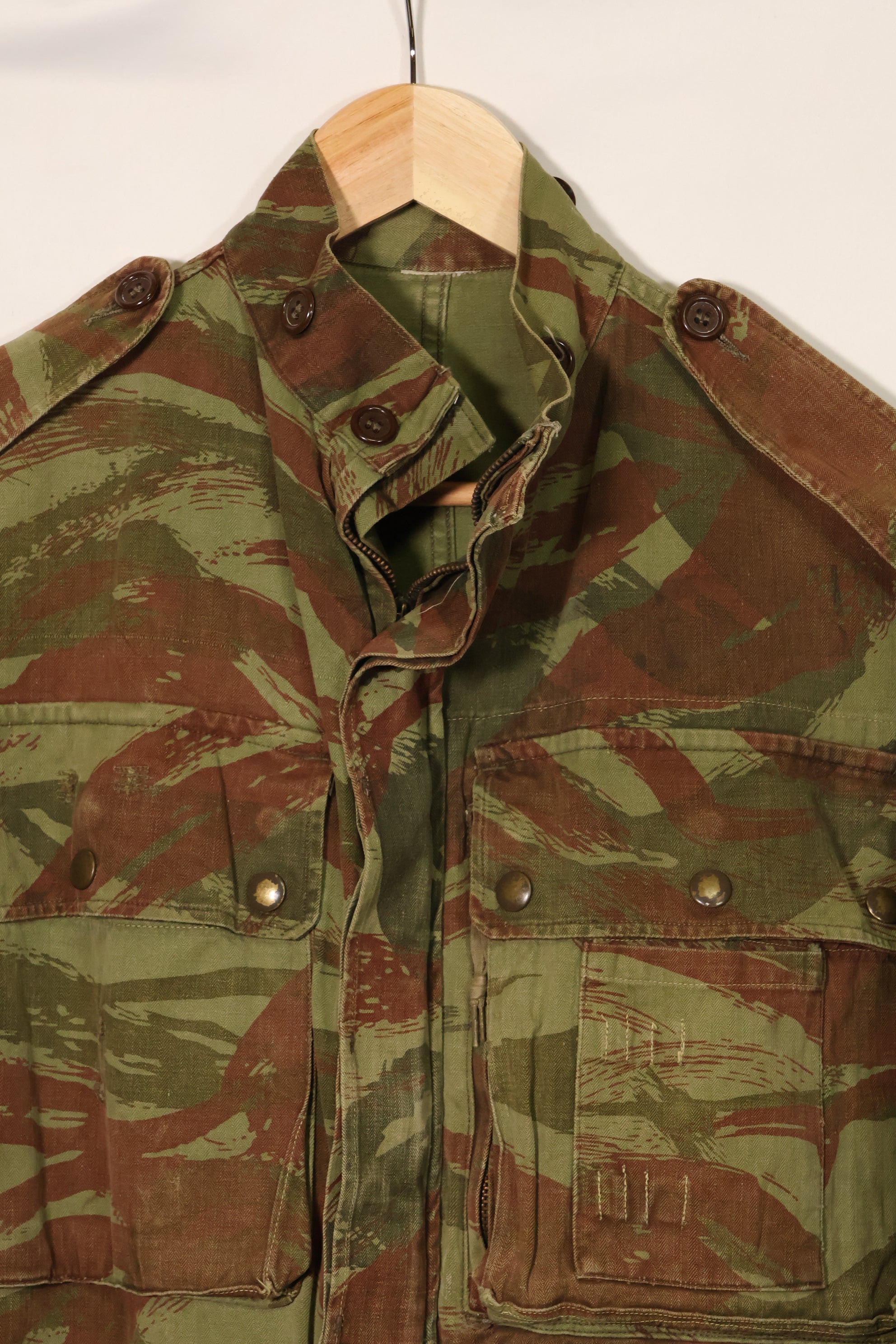 1950年代　フランス軍　リザード迷彩　TAP 47/56　空挺ジャケット　中古品