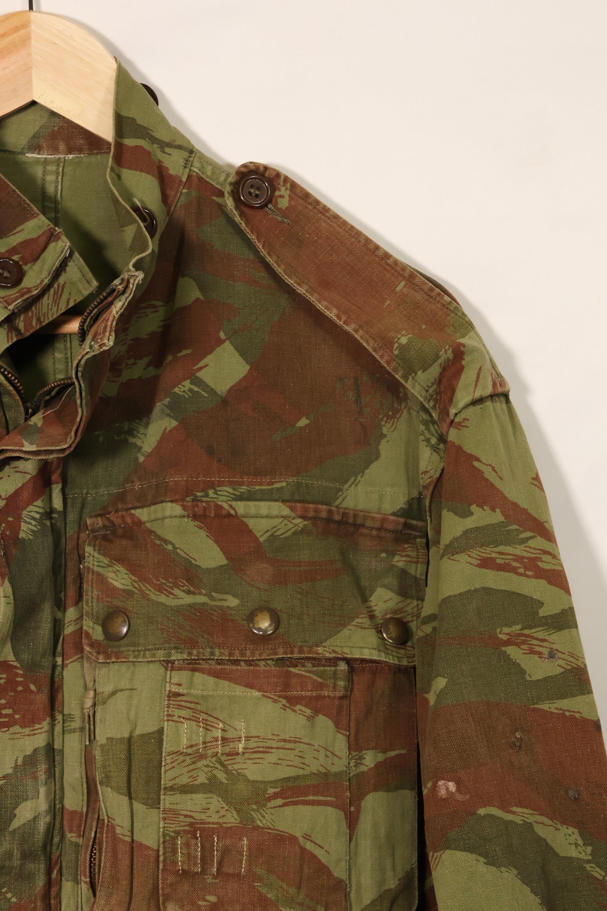 1950年代　フランス軍　リザード迷彩　TAP 47/56　空挺ジャケット　中古品