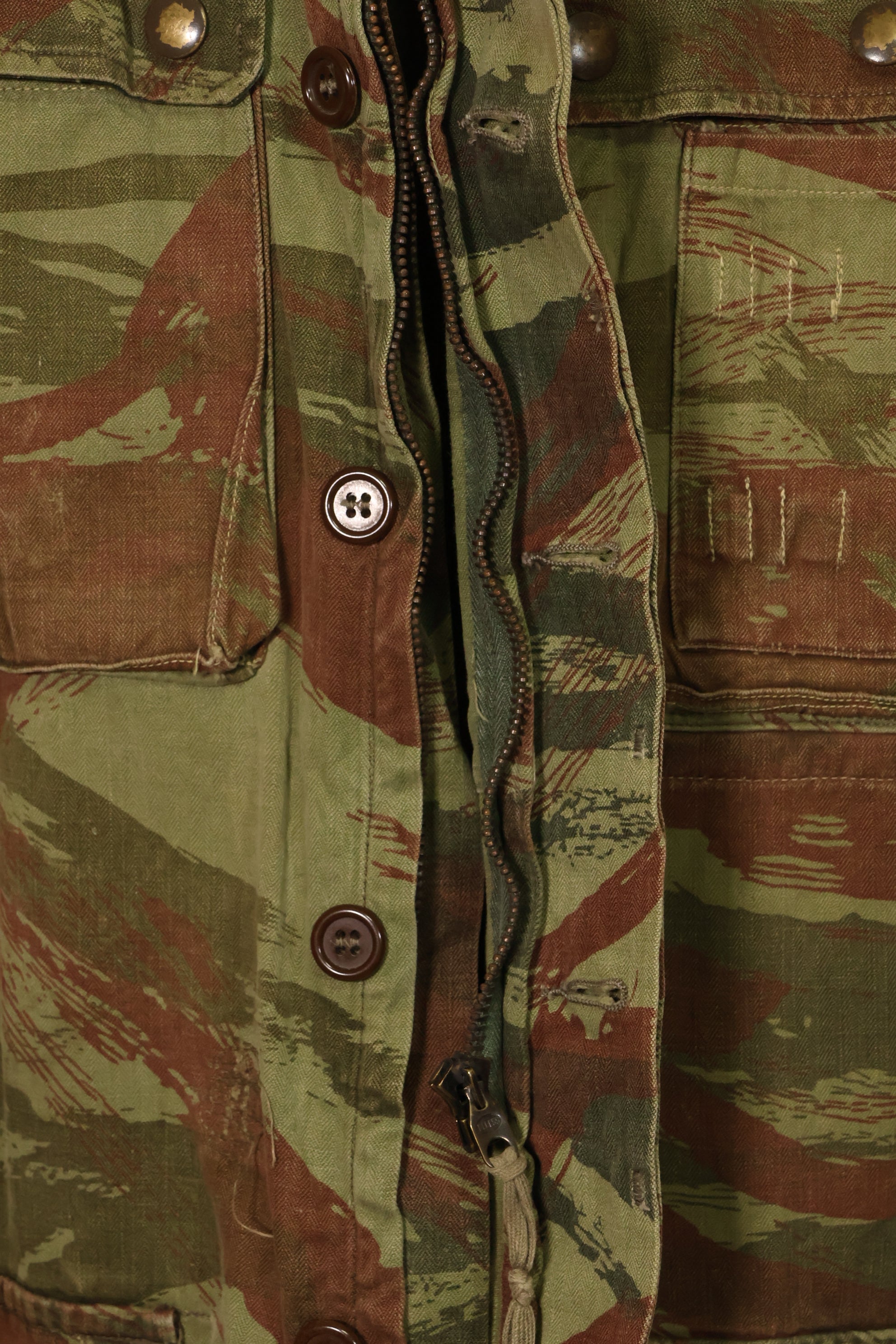 1950年代　フランス軍　リザード迷彩　TAP 47/56　空挺ジャケット　中古品