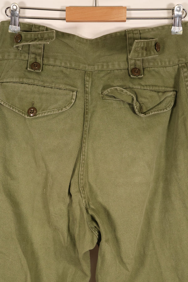 1967年契約　オーストラリア軍　OD　コンバットトラウザーズ　褪色あり　中古品