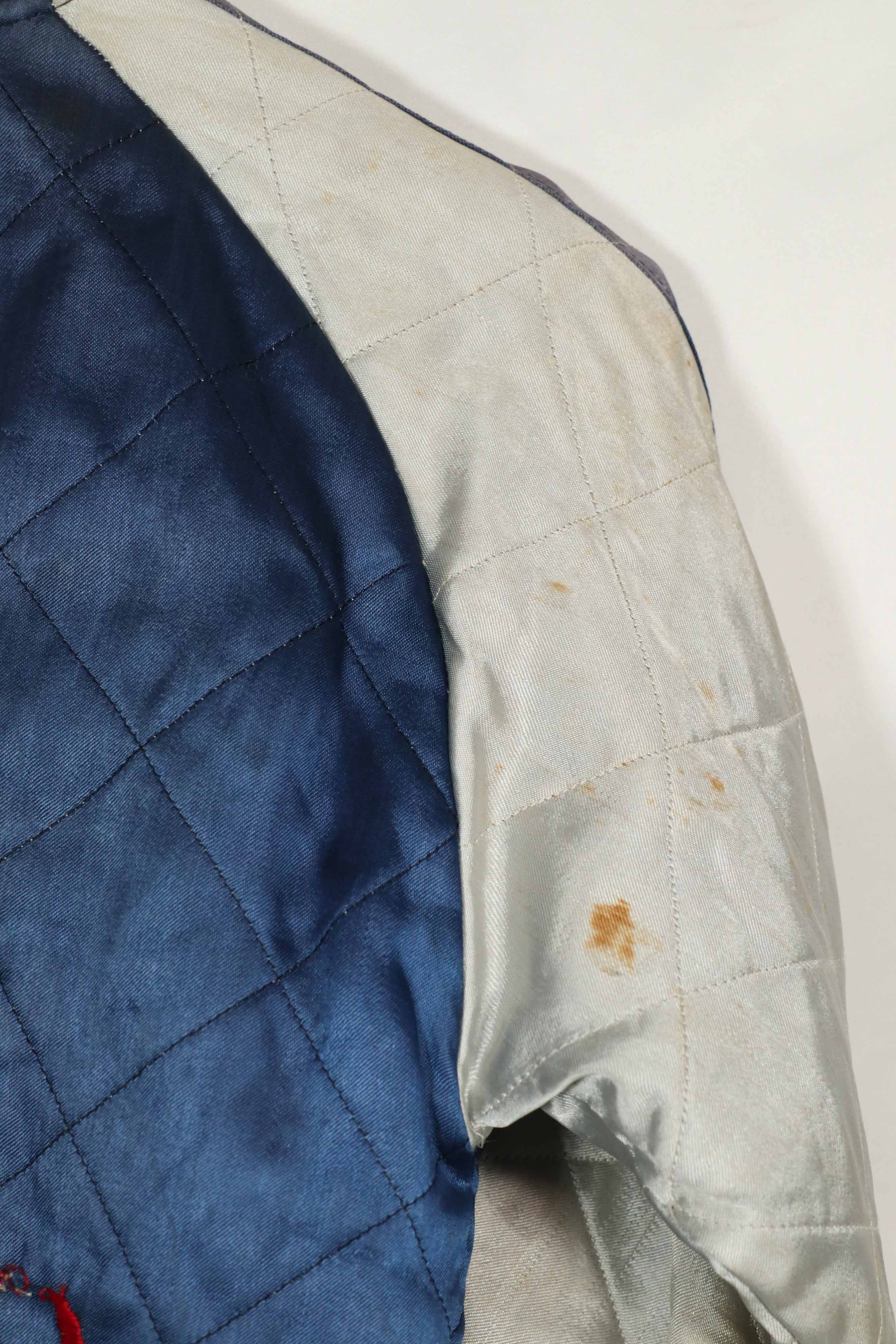 実物　1950年代　Japan Jacket　スカジャン　リバーシブル　ジッパー破損あり