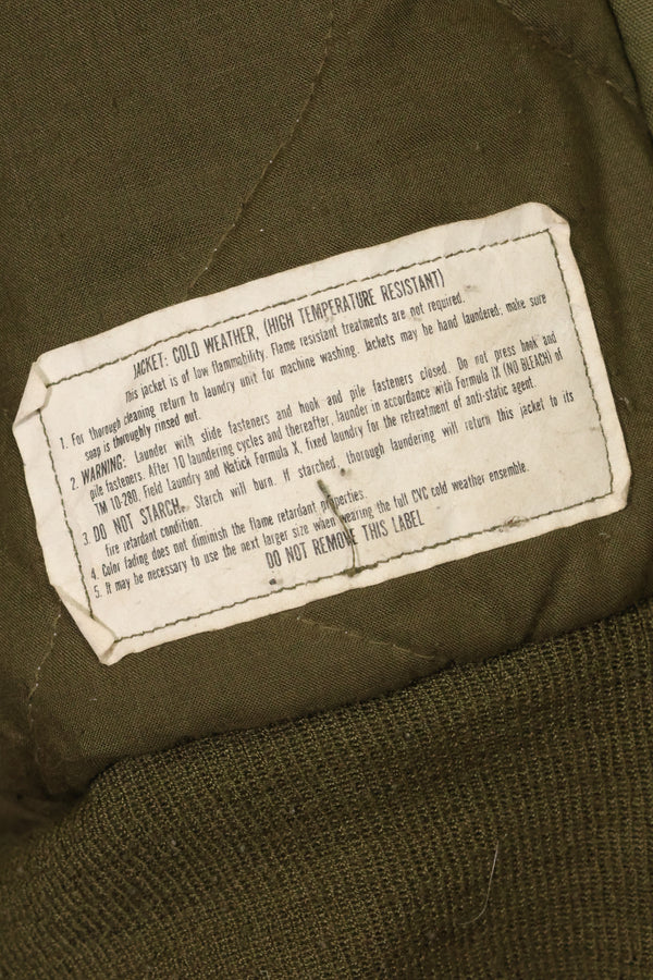 1991 Contract US Army Tanker Jacket ARAMID Material Used