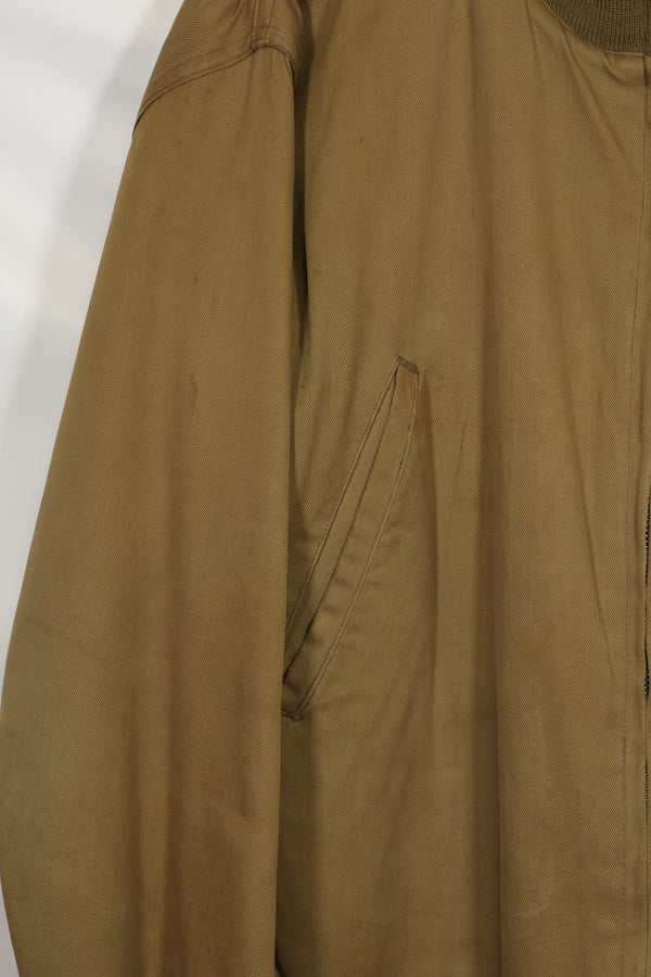 正品 1940 年代第二款美国陆军冬季作战夹克/坦克兵夹克，已修补，二手