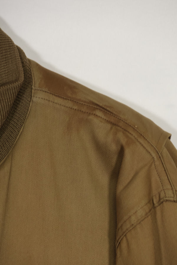 正品 1940 年代第二款美国陆军冬季作战夹克/坦克兵夹克，已修补，二手