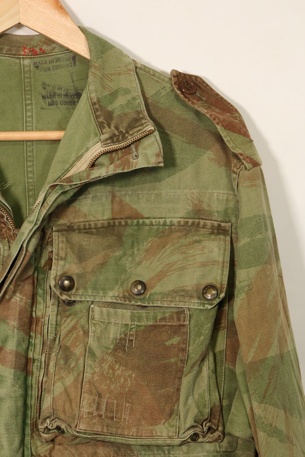 二手 1950 年代法国陆军蜥蜴迷彩 TAP 47/54 空降兵夹克