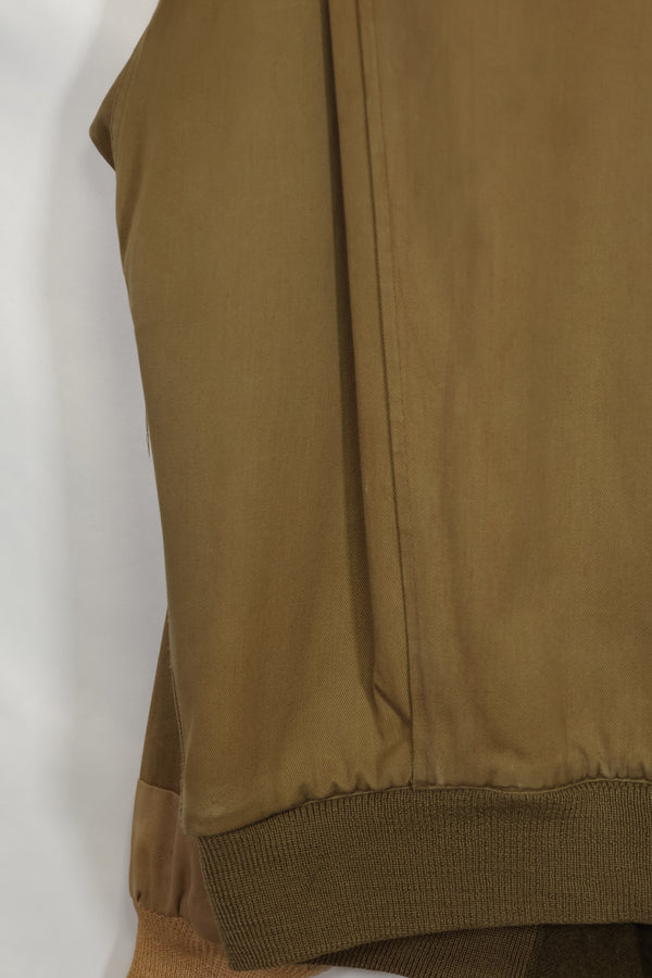 正品 1940 年代第二款美国陆军冬季作战夹克/坦克兵夹克，已修补，二手