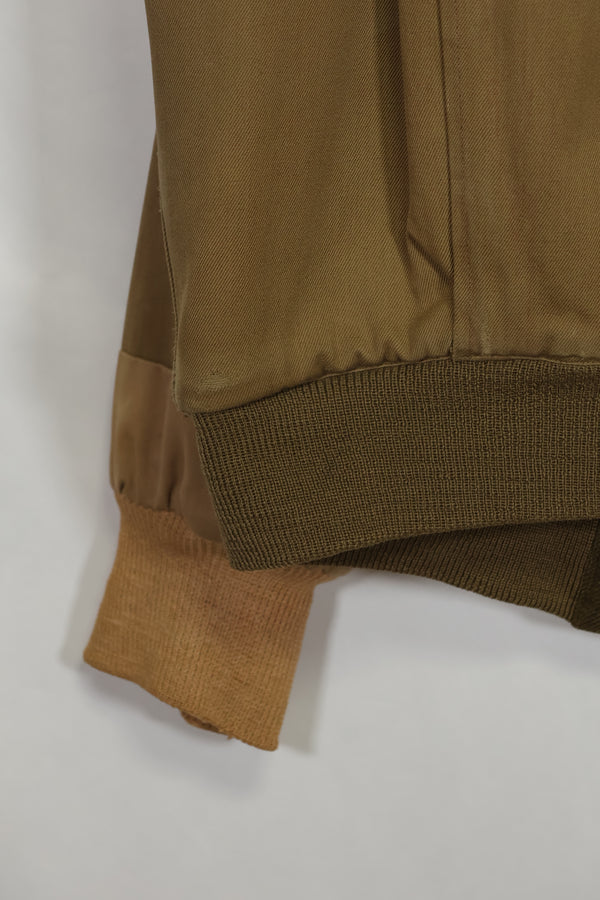 正品 1940 年代第二款美国陆军冬季作战夹克/坦克兵夹克，已修补，二手