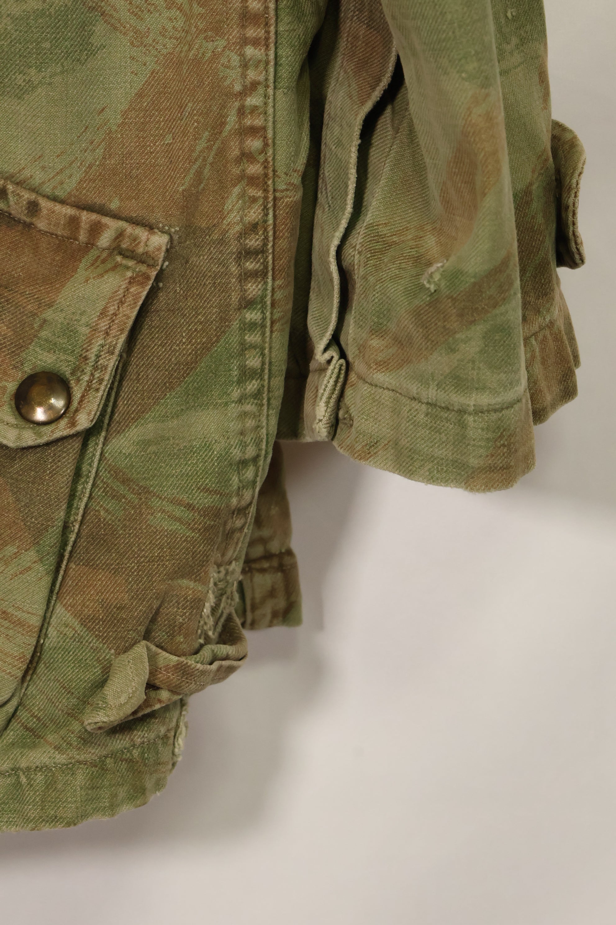 二手 1950 年代法国陆军蜥蜴迷彩 TAP 47/54 空降兵夹克