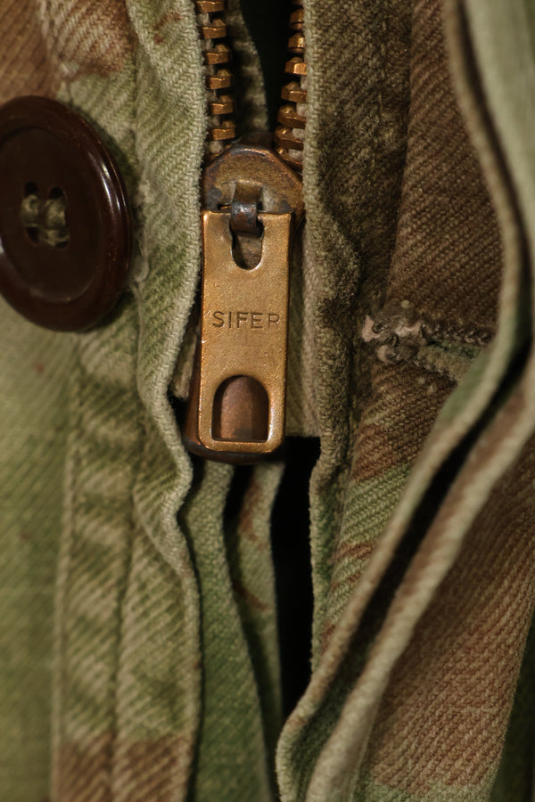 二手 1950 年代法国陆军蜥蜴迷彩 TAP 47/54 空降兵夹克