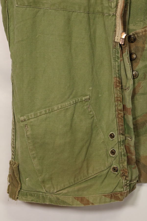 二手 1950 年代法国陆军蜥蜴迷彩 TAP 47/54 空降兵夹克