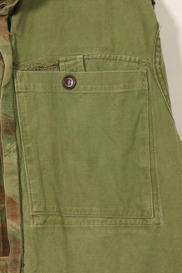 二手 1950 年代法国陆军蜥蜴迷彩 TAP 47/54 空降兵夹克