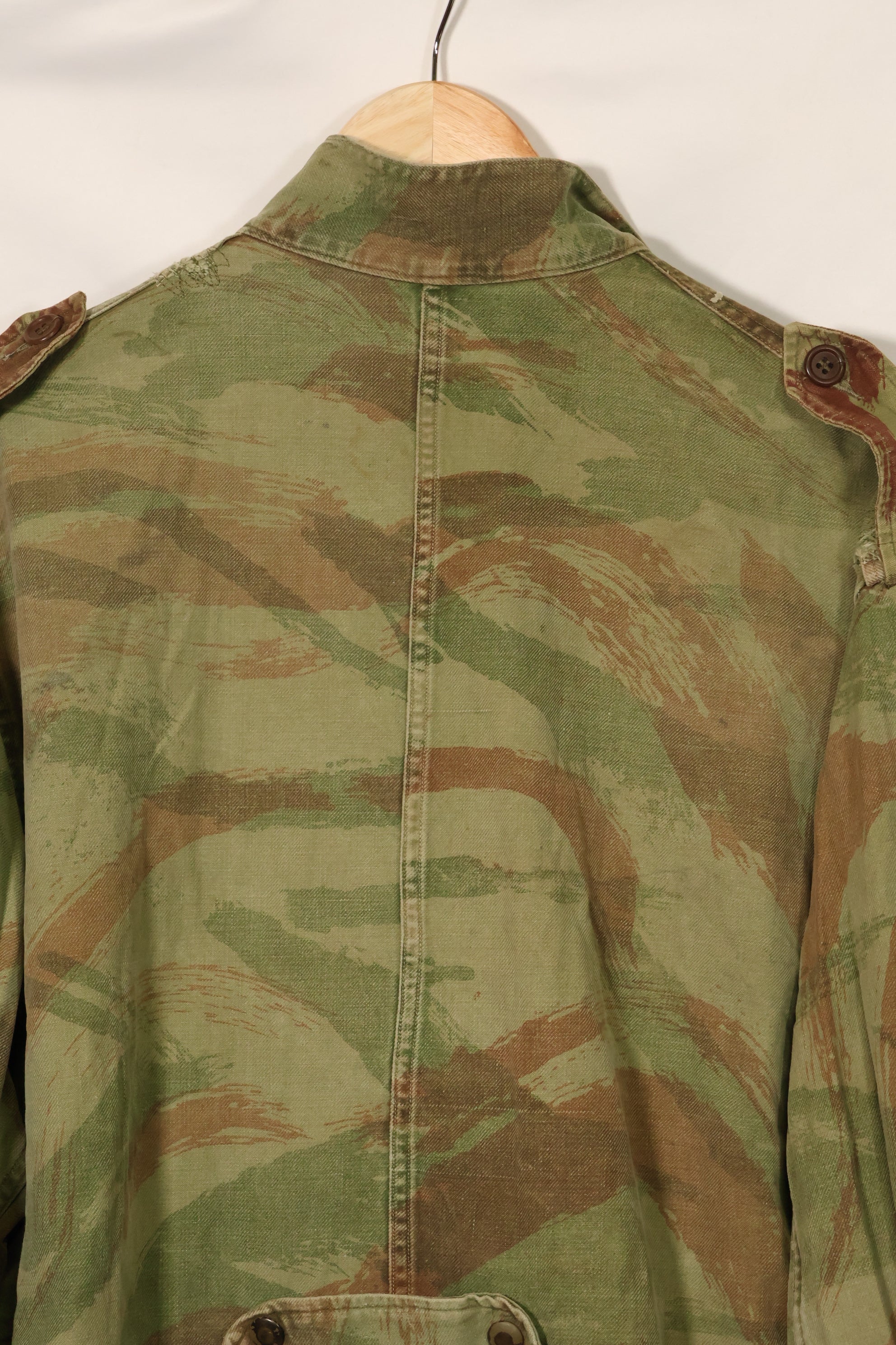 二手 1950 年代法国陆军蜥蜴迷彩 TAP 47/54 空降兵夹克