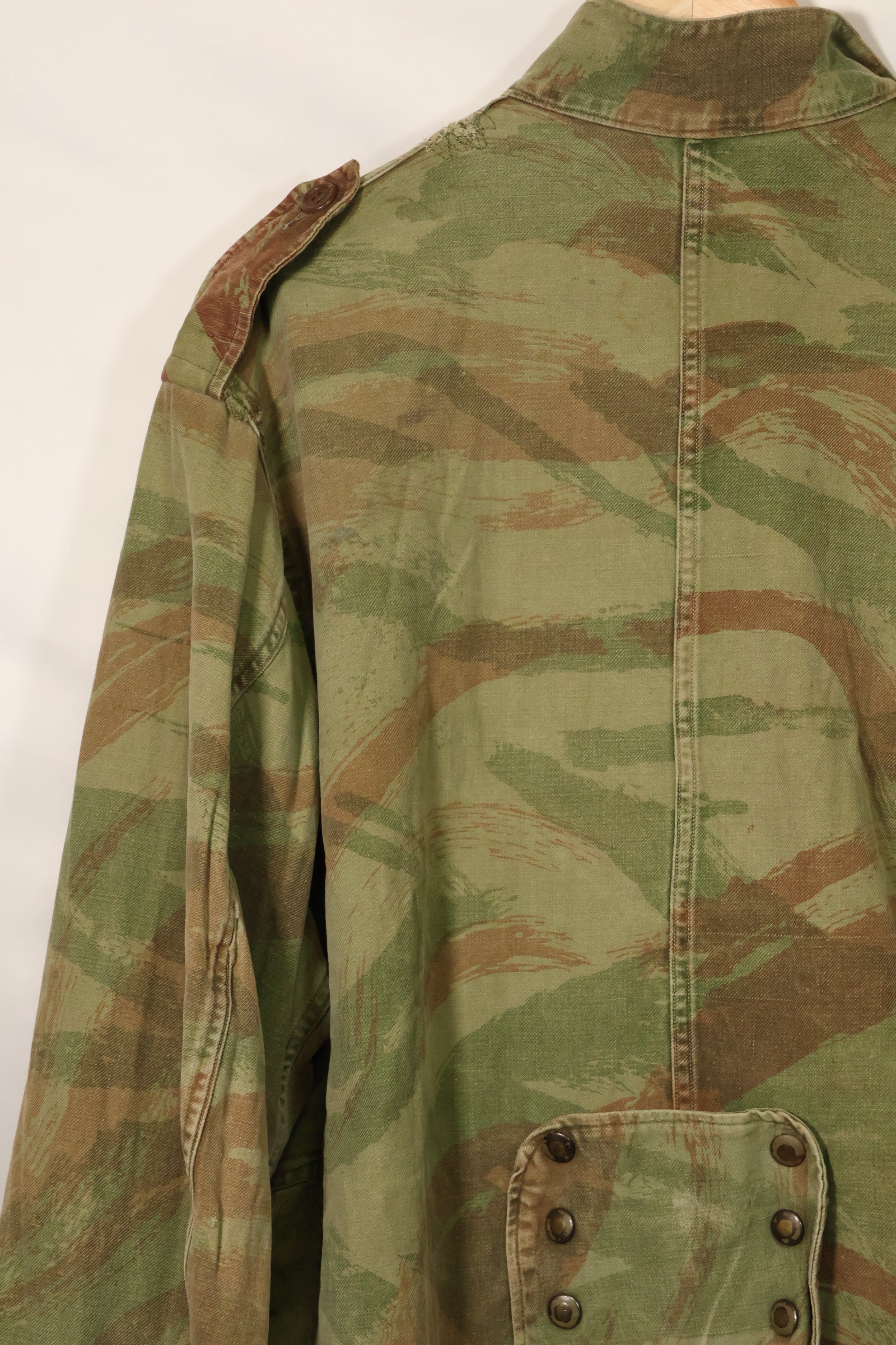 二手 1950 年代法国陆军蜥蜴迷彩 TAP 47/54 空降兵夹克