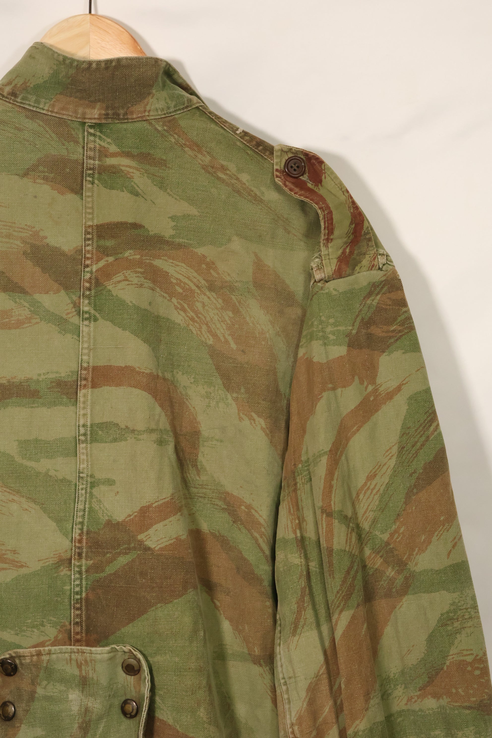 二手 1950 年代法国陆军蜥蜴迷彩 TAP 47/54 空降兵夹克